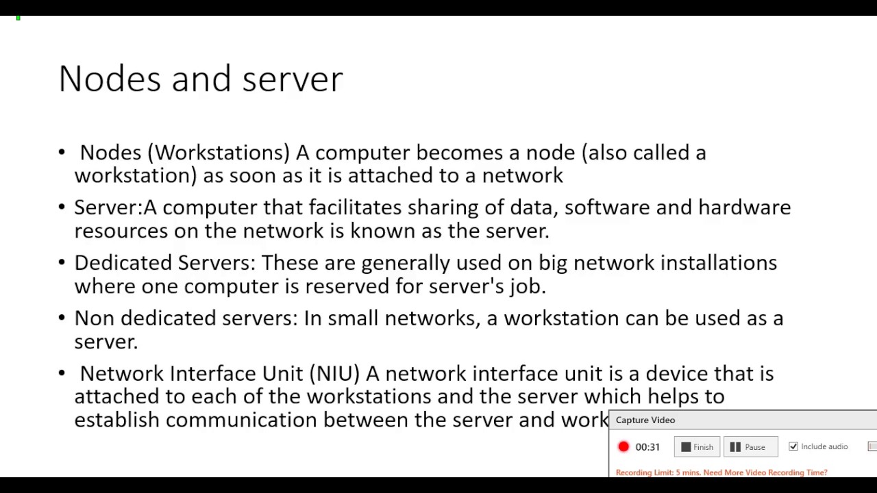 networking 1 presentation YouTube