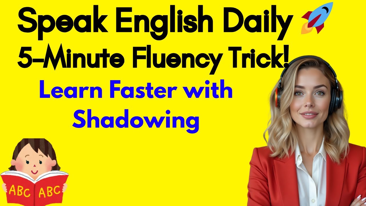 How to Practice English Every Day | Shadowing + Daily Habits for ...