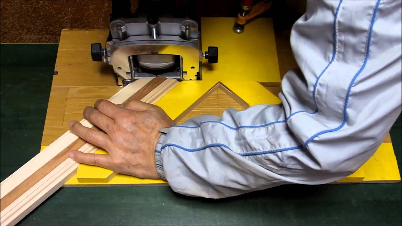 Biscuit Joiner Spline Jig ビスケット・ジョイナー用留継ぎ治具 YouTube