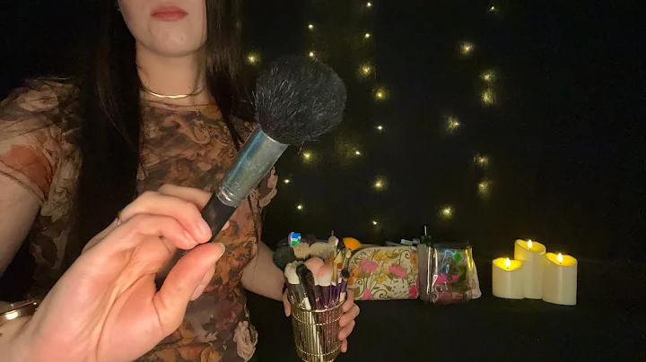 ASMR 1 Hour Doing Your Makeup Backstage (realistic sounds)