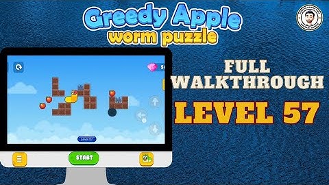 Greedy Apple Worm Puzzle Level 57