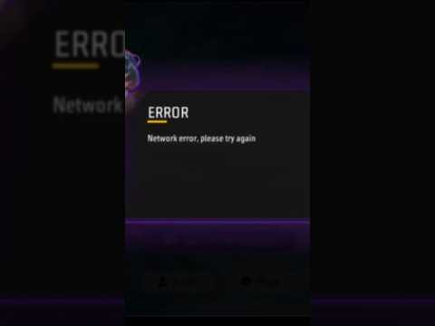 Network Connection Error