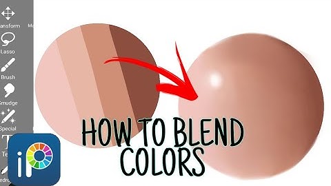 How to blend colors (IBISPAINT X) #SHORTS