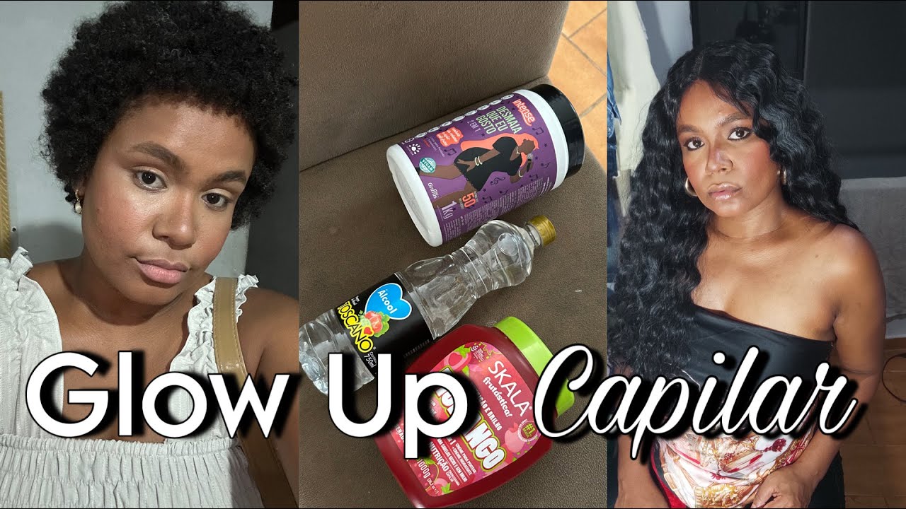 GLOW UP CAPILAR🧖🏾‍♀️ RECONSTRUÇÃO ÁCIDA, HIDRATAÇÃO CAPILAR E SKINCARE