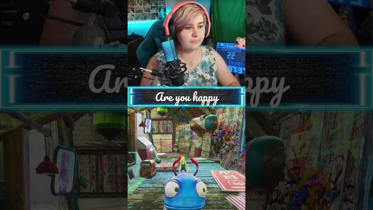Are you happy? #twitch  #gamergirl #highonlife #silly #funny #clips #shorts