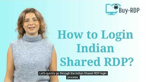 Step-by-Step Guide: How to Login to Indian Shared RDP | Buy-RDP.com