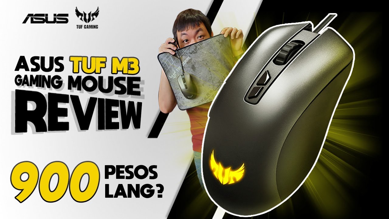 Asus TUF M3 Review Gaming Mouse with Aura Sync (Tagalog) YouTube