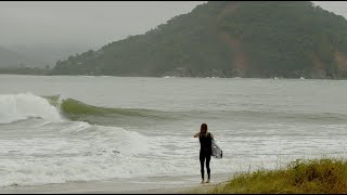 Surfing a Bizarre Island Wave