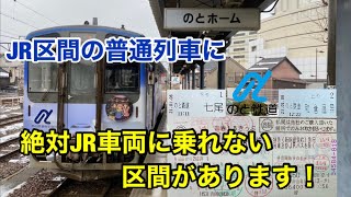 【JRと線路を共用】のと鉄道NT200形に乗ってきた【青春18きっぷで乗れる私鉄車両】