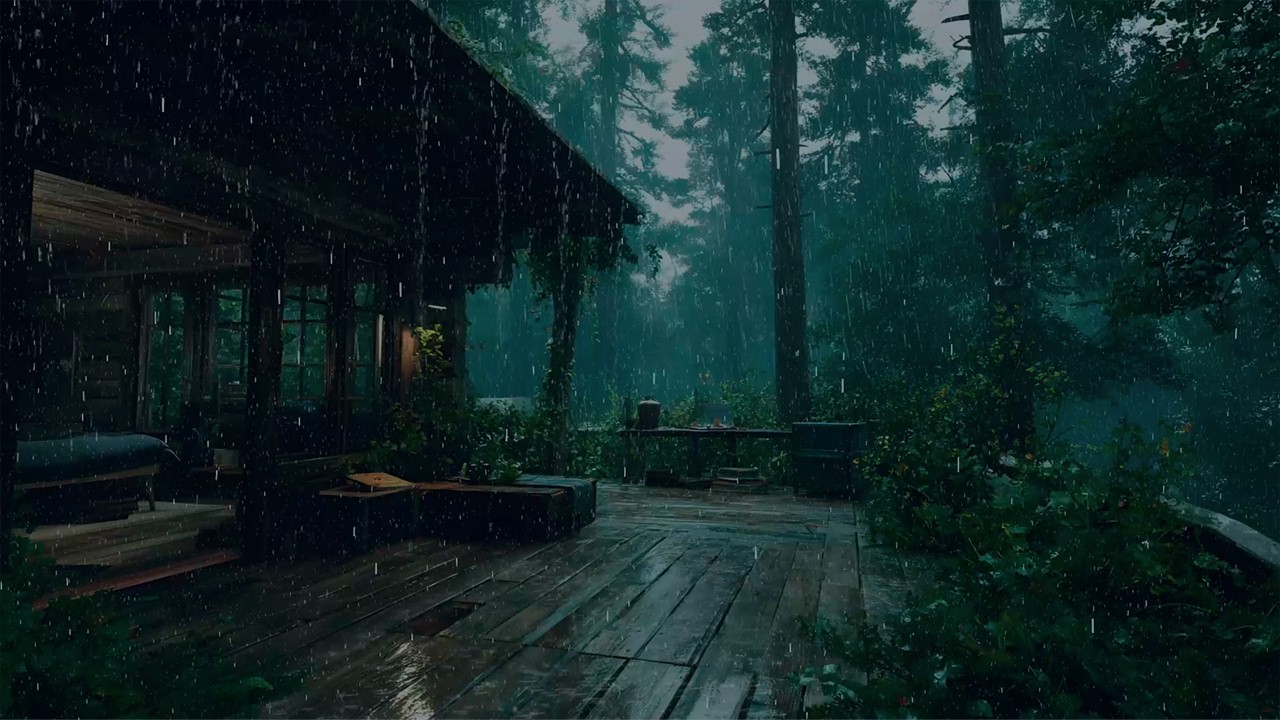 Forest Rain Ambience for Deep Sleep 🌧️ | Insomnia Relief & Relaxation
