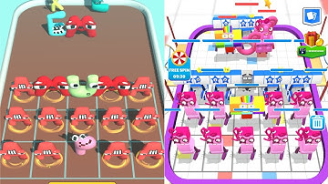 Merge Alphabet Lore Run Vs Merge Number Cube Run, Number Run, Alphabet Run Max Level Gameplay