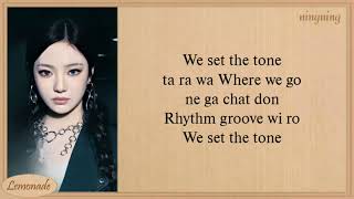 AESPA - Set The Tone KARAOKE with easy Lyrics