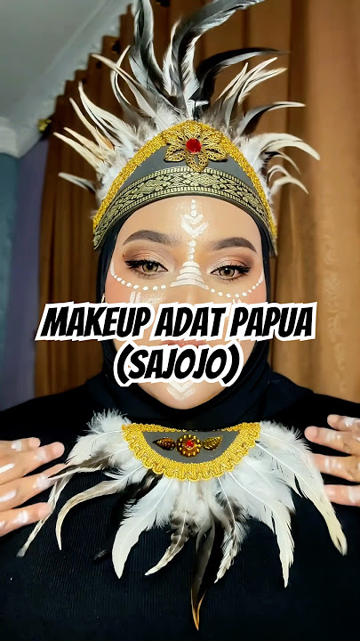 Makeup Adat Papua (Sajojo) #makeupadat #sajojo #papua #17agustus #hutri80 #hutri #makeupart #fyp
