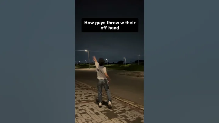 Using non throwing arm 😂⚾ #shorts