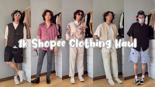 rm1,000 shopee clothing haul & lookbook 🛍💰