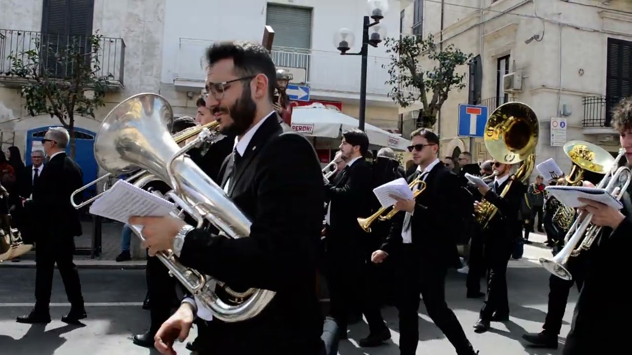 Banda di Triggiano - Marcia Angoscia - Processione dei Misteri di Valenzano 29/03/24