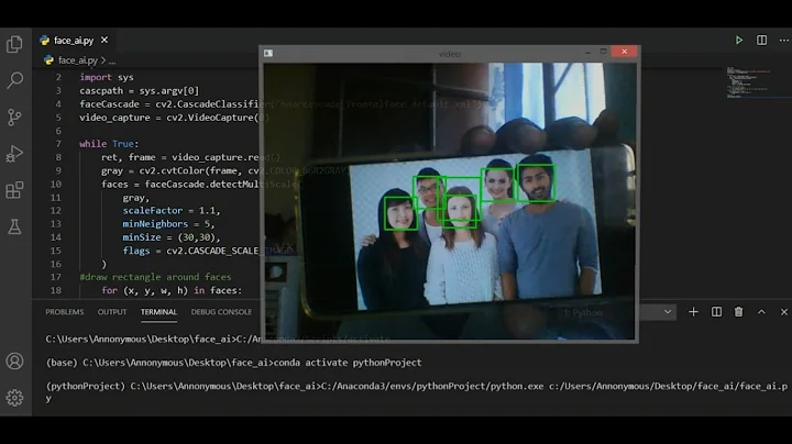 OpenCV Python | Creating Real time Face Detection System