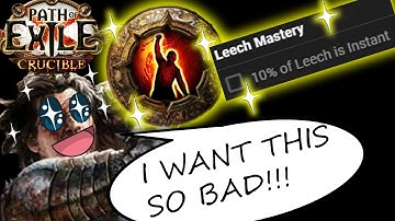 The Mechanic GGG Forgot To Nerf ? Instant Leech Made Imperial Claw Trash? POE 3.21 CRUCIBLE