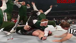 Rob Van Dam Vs. Spirit Squad April 17, 2006 Raw