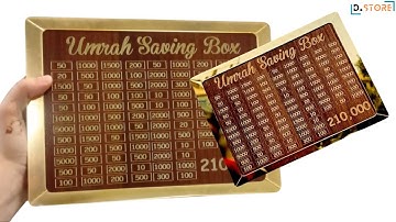 Umrah Saving Box. #youtubeshorts #viralvideo #shhorts #youtube #2025 #hajj #umrah #explore #yt