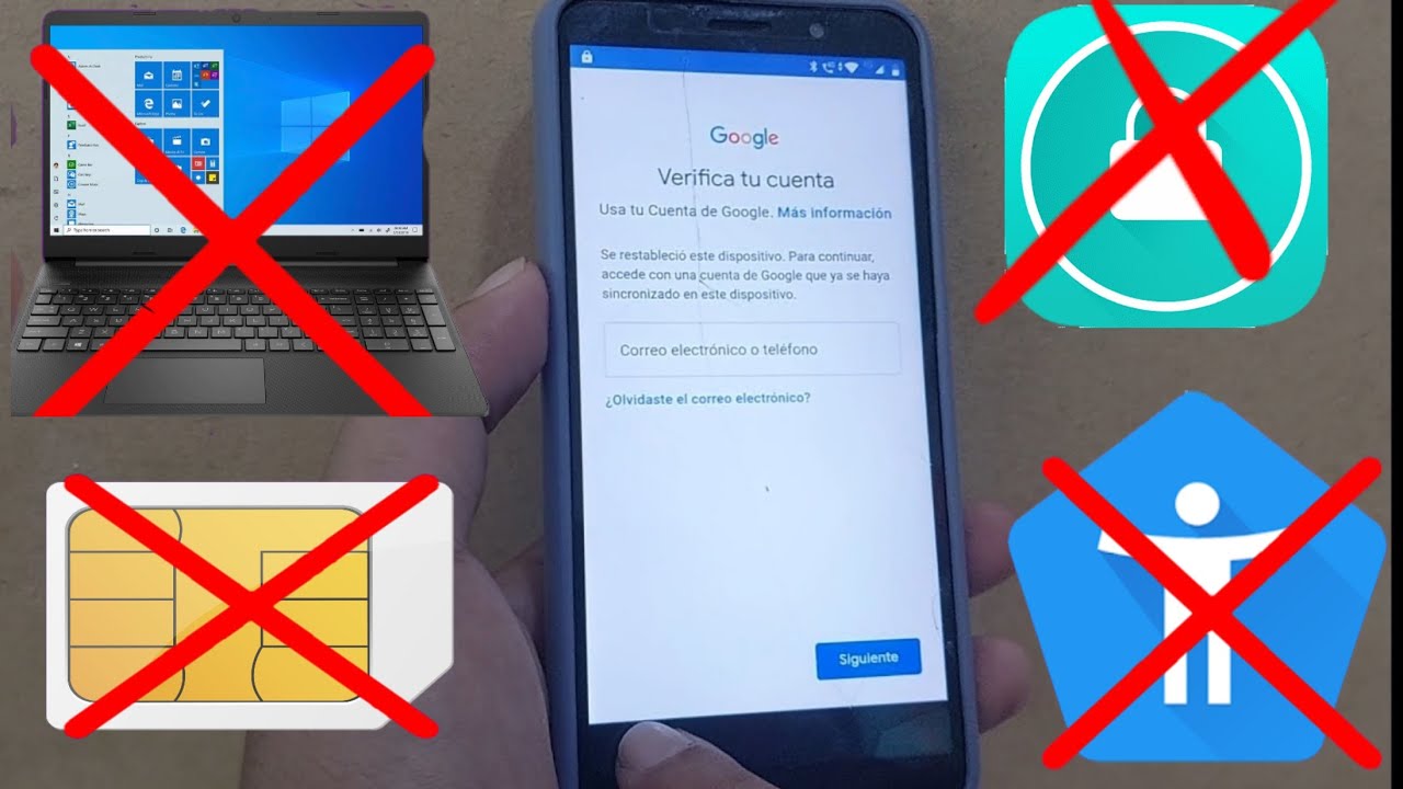 Sin Pc / Como Quitar Cuenta De Google Motorola moto E5 e6 e7 e8 play ...