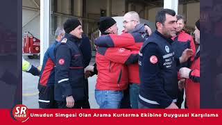 Sakarya Haber - Umudun Simgesi Olan Arama Kurtarma Ekibine Duygusal Karşılama Resimi