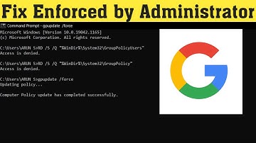 How To fix Setting Is Enforced by Administrator On Google Chrome In Windows