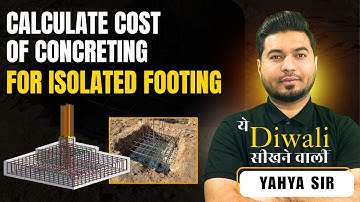 Concrete Cost Calculation || Isolated Footing Explained Step-by-Step