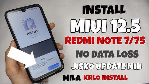 INSTALL 😯 MIUI 12.5 Redmi Note 7/7S With Twrp & Pc