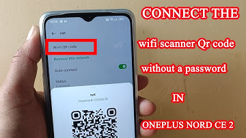 How to connect Wifi  without a password in Oneplus Nord CE 2 5G