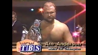 TV Title   Arn Anderson vs Big Josh   May 5th, 1991