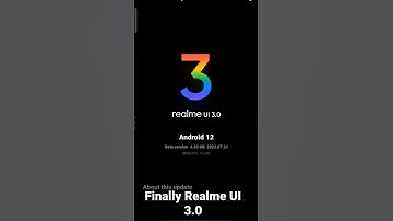 Finally Realme 7 Update Realme UI 3.0 ? & Android 12  #realme #realme7 #realmeui