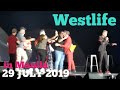 WESTLIFE members hug lucky fans on stage | Manila | July 29, 2019