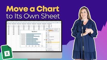 How to Move a Chart to Its Own Sheet in Excel
