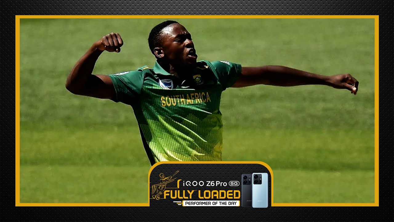 Fully-loaded performer: Kagiso Rabada for his 4 for 33