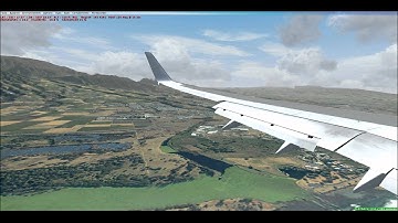 PMDG 737 NGX NDB Approach at FMEP (REUNION ISLAND) Crosswind FSX HD