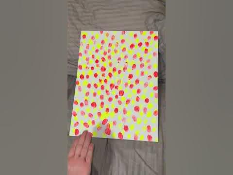 Рисую картину пальцами 🏻 - YouTube