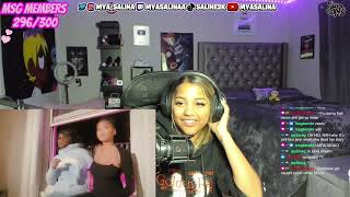 Mya Salina REACTS to Kenzo Balla - Attachments (Official Music Video) (Shot by JUS MH)