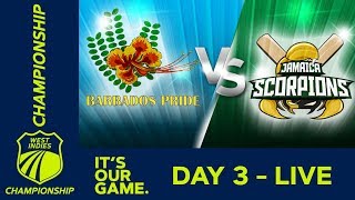Barbados v Jamaica - Day 3 | West Indies Championship | Saturday 15 December 2018