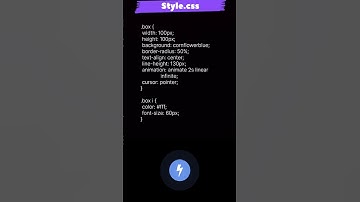 Animation icon using HTML CSS