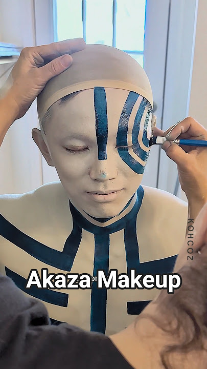 our painter @marianalowery2487 did an incredible job!! #demonslayer #akaza #cosplay #bodypaint
