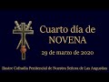 Cuarto da de novena novena a nuestra seora de las angustias