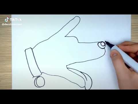 Video: Kako Nacrtati Psa Na Licu