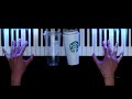 Bach &quot;Coffee Cantata&quot; - Drinking Coffee while Playing the Piano
