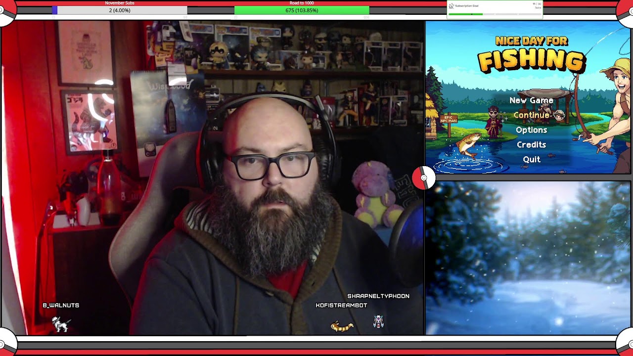 Nice day for fishing ain't it || Nice day for fishing || !goals