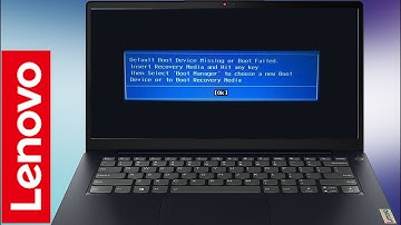 Default Boot Device Missing or Boot Failed  Insert Recovery Media and Hit any key, Lenovo Ideapad