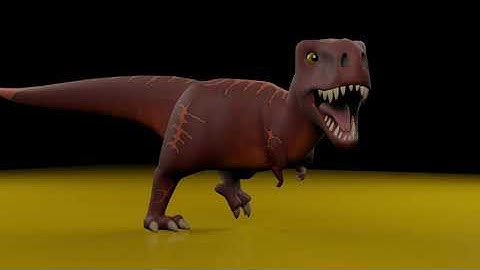Low-Poly T. rex Model