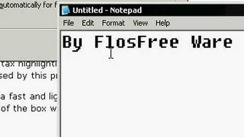 NotePad2 / Free / Highlights / Fully Featured