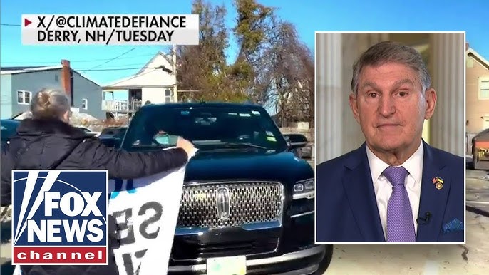 Climate Protesters Swarm Joe Manchin In Diner