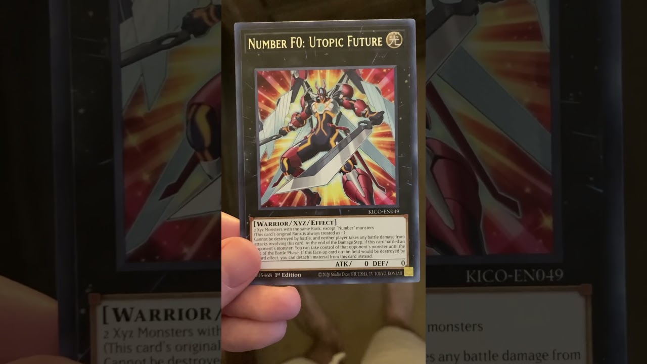 Brendenconner9686 1 edition yu gi oh card number fo utopic future